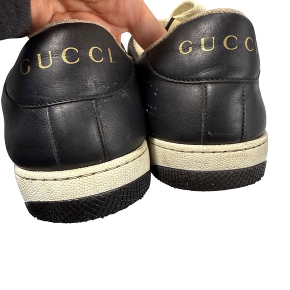 Gucci Screener low top leather Sneakers red green GG logo - Picture 6 of 14